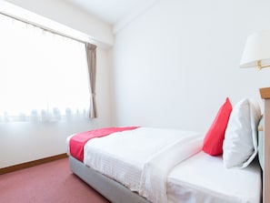 Free WiFi, bed sheets - Business Hotel Apple (Nagoya)