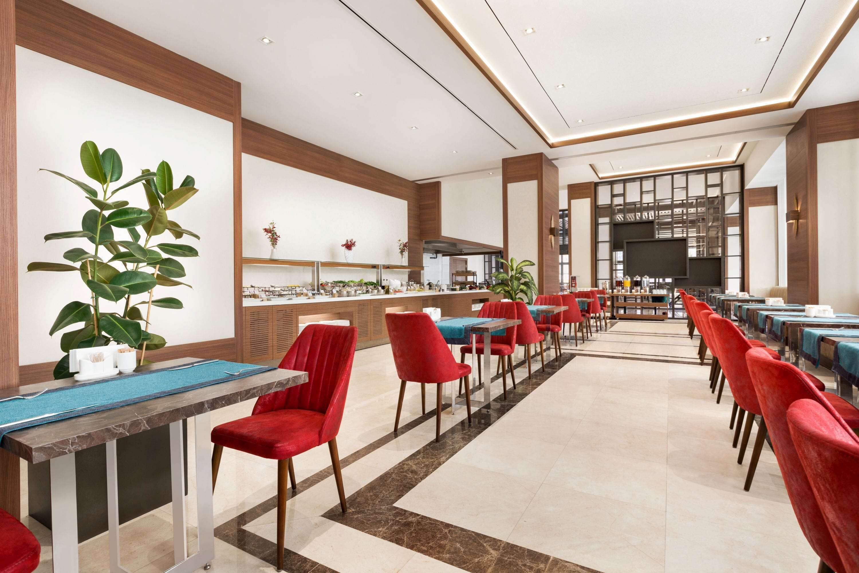 Daily buffet breakfast (EUR 12 per person)