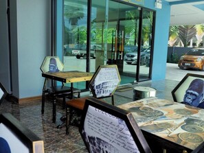 Uitzicht vanuit accommodatie