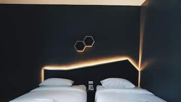 Bureau, rideaux occultants, chambres insonorisées, Wi-Fi gratuit