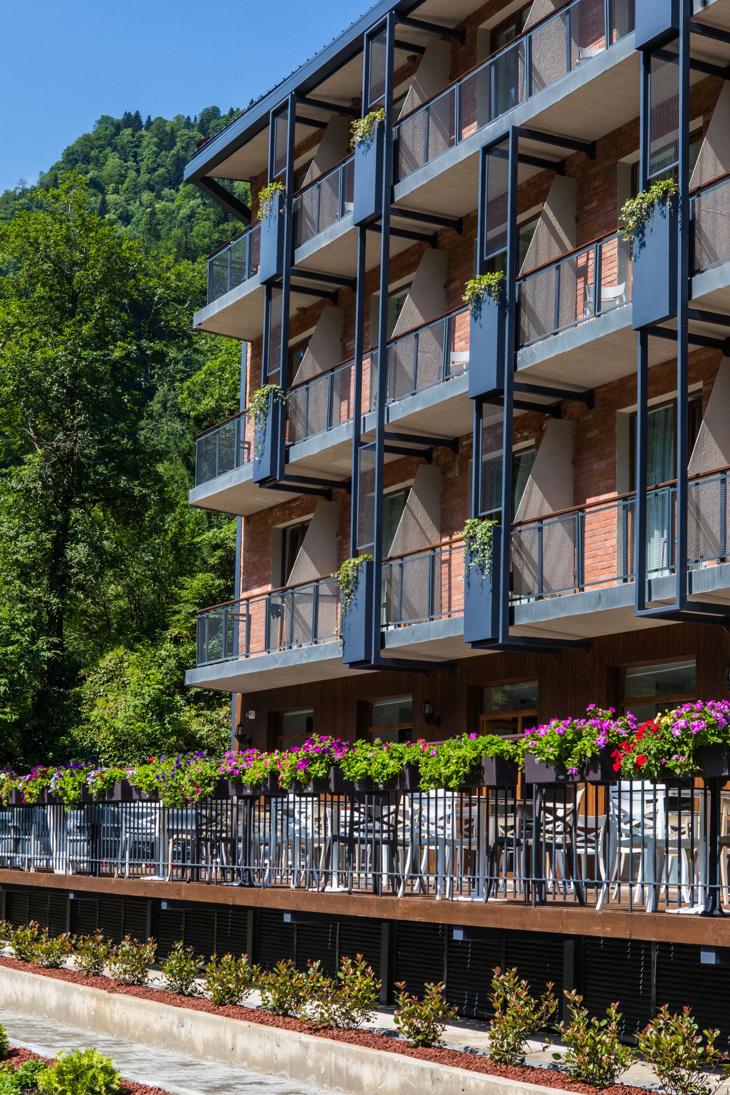 Façade de l’hébergement