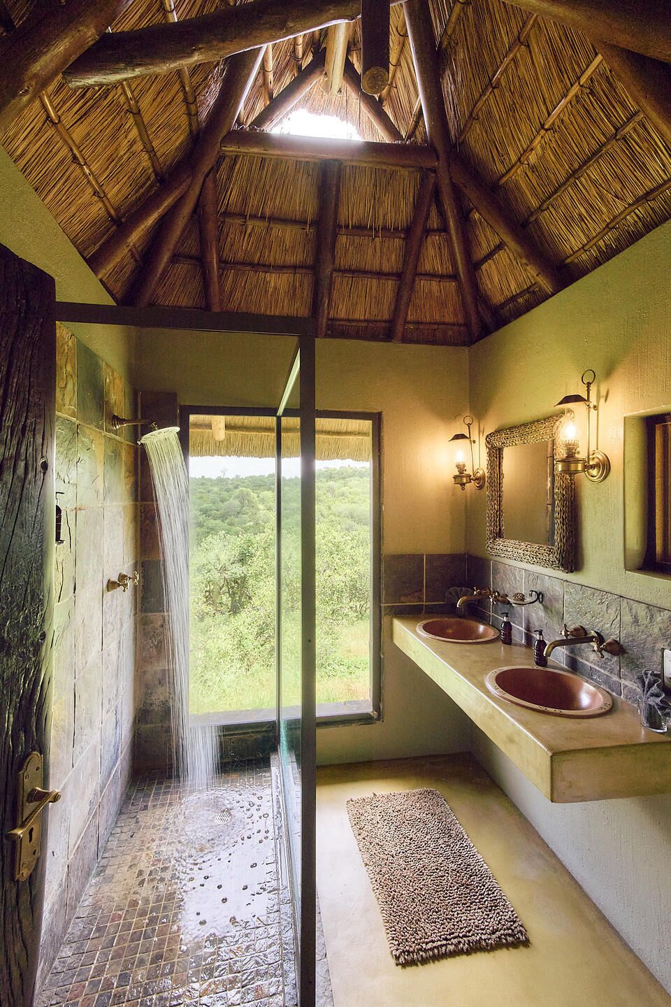 Tenda Luxury, vista montagna | Bagno | Doccia, soffione a pioggia, set di cortesia gratuito, asciugamani