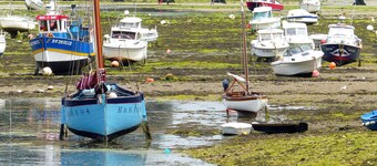 Comfortable house nestled above the harbour with a breathtaking sea view