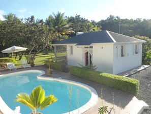 Outdoor pool - VILLA "CAN'ELLE" Calm and authenticity (Petit-Canal)