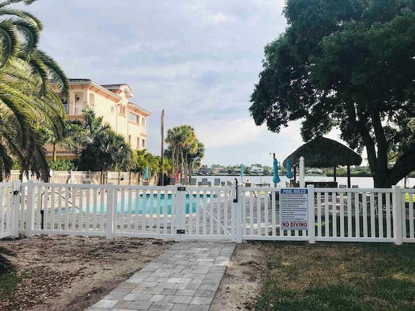 Una piscina riscaldata