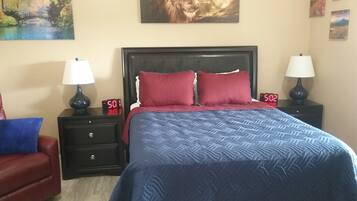 1 chambre, fer et planche à repasser, Wi-Fi, draps fournis