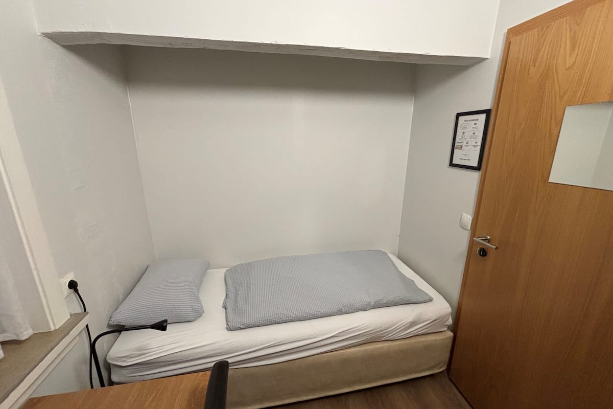 Small Single Room, Shared Bathroom