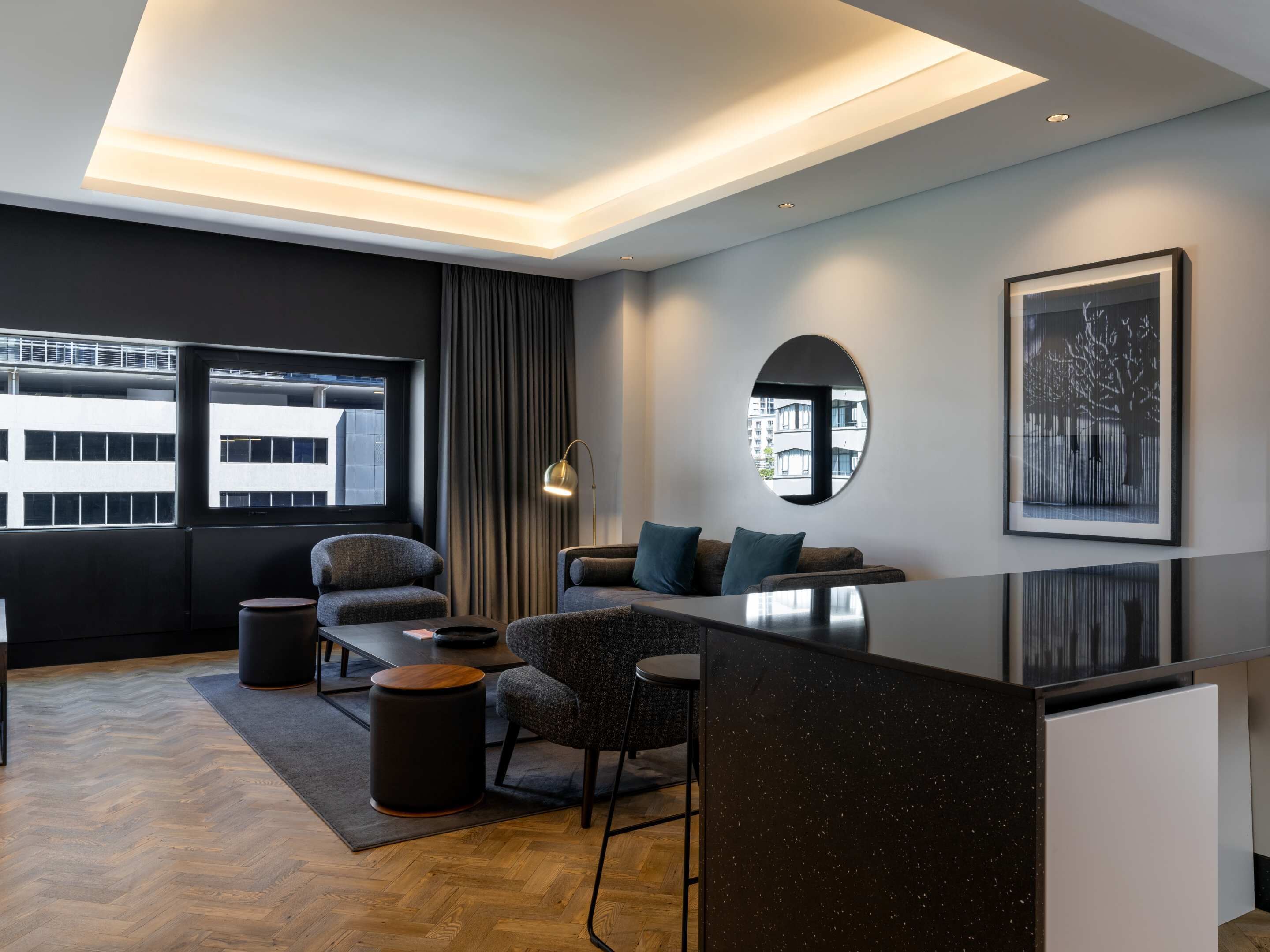 Apartment, 1 Bedroom, City View | Living area | Flat-screen TV