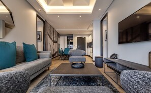 Apartment, 2 Bedrooms, City View | Living area | Flat-screen TV - The Onyx Apartment Hotel by NEWMARK (Cape Town)
