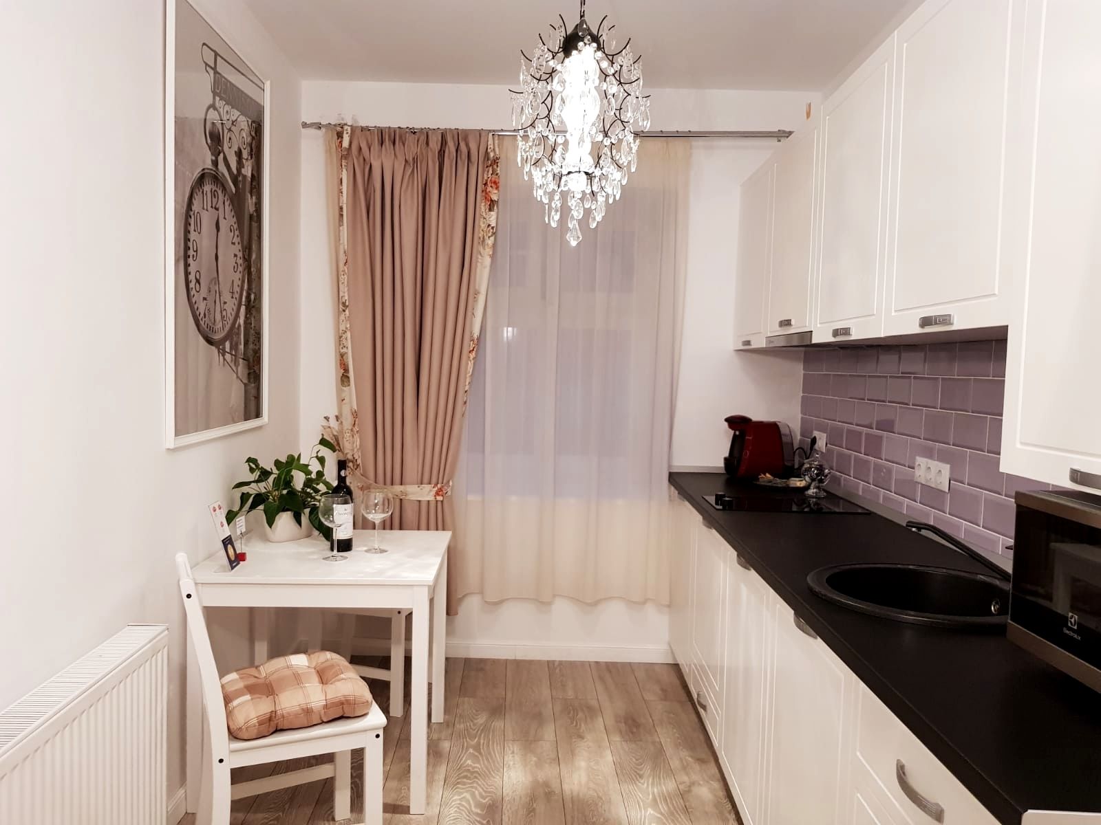 Exclusive Apartment, 1 King Bed, Non Smoking | Private kitchen | Fridge, microwave, stovetop, espresso maker