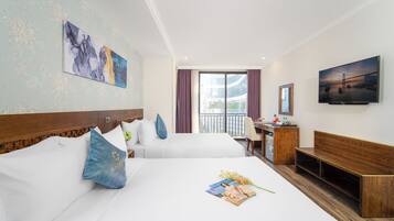 Family Room, Beach View | 1 bedroom, minibar, desk, soundproofing