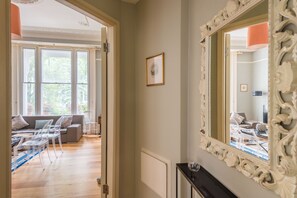 Apartment (2 Bedrooms) | Living area | 24-inch flat-screen TV with cable channels, TV