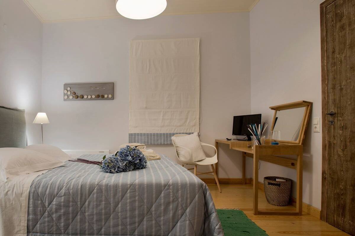 Doppelzimmer, Meerblick (Thalassa) | Zimmersafe, Schreibtisch, Verdunkelungsvorhänge, schallisolierte Zimmer