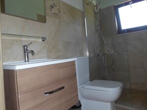 Luxury Villa, 2 Bedrooms, Kitchen, Mountain View | Bathroom | Shower