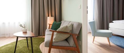 Apartment, 1 Bedroom (cozy) | Desk, iron/ironing board, free WiFi, bed sheets