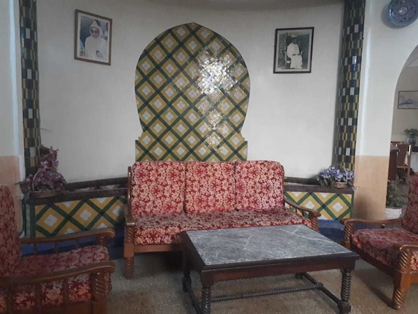 Sala de estar en el lobby