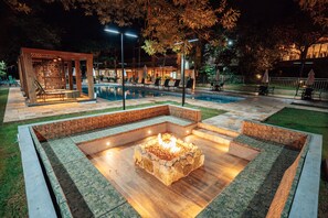 Fireplace - Hotel Pousada do Bosque (Ponta Pora)