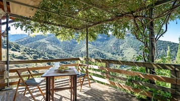 Chalet, 3 chambres | Terrasse/Patio
