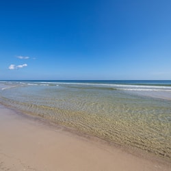 On the beach