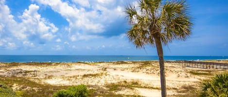 Tæt på stranden