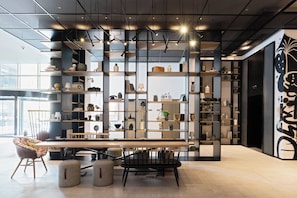 Sitteområde i lobbyen