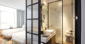 Room (Popular) | Bathroom | Shower, free toiletries, hair dryer, bathrobes - Zabeel House by Jumeirah, The Greens (Dubai)