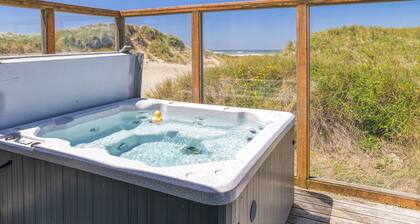 Ocean Front! Step Straight Out The Door Onto The Sand! Hot Tub! Dog Friendly!