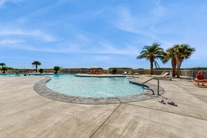 Indoor pool, a heated pool