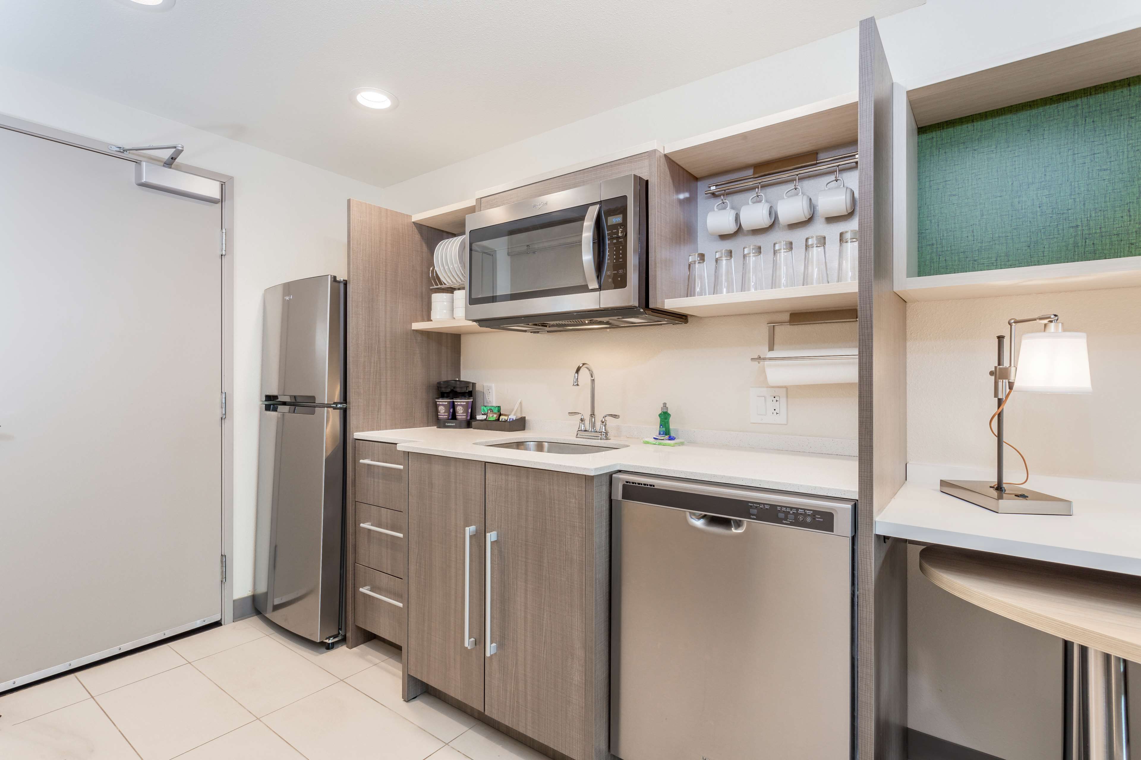 desk, blackout curtains, iron/ironing board, cots/infant beds