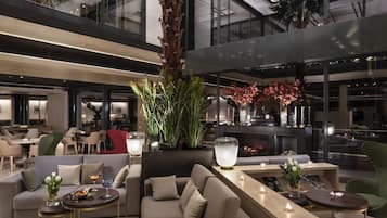 Sala de estar en el lobby