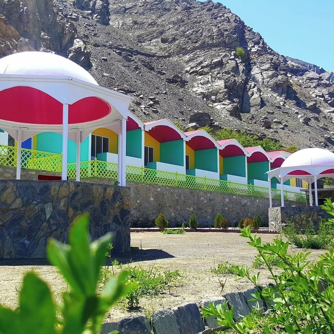 Fassade der Unterkunft