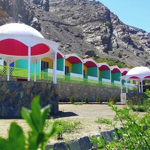 Framhlið gististaðar