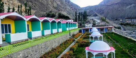 Fachada de la propiedad