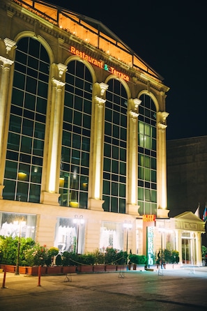 Front of property - evening/night