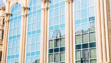 Façana frontal de l'allotjament