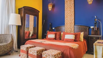 Ropa de cama de alta calidad y minibar