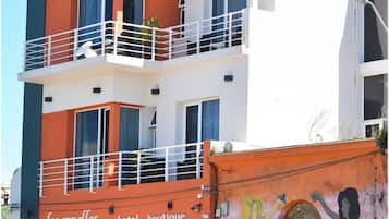 Voorkant van accommodatie