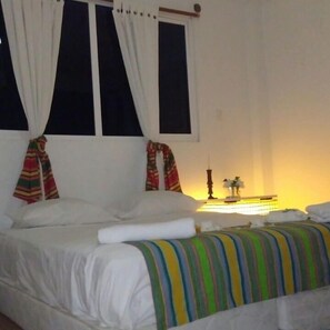 Blackout curtains, free WiFi, bed sheets