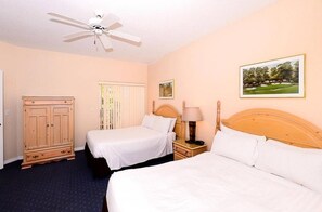Basic Apartment, 2 Double Beds, Non Smoking | Iron/ironing board, free WiFi, bed sheets - PGA Village (Port Saint Lucie)