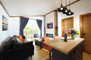 Quarto casal (ThistleCabin Selfcatering No pets) | Roupa de cama