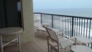 Room | Terrace/patio - Gorgeous Ocean Views - 2 Br 2 BA - Di Mucci Towers Ten 1902 (Daytona Beach Shores)