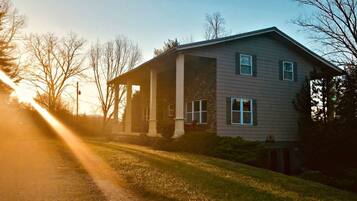 Front of property – evening/night