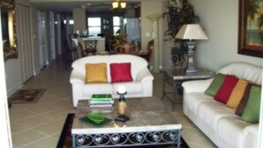 Room | Living room | TV - Di Mucci Twin Towers 1607- great ocean views. 2BR 2BA (Daytona Beach Shores)