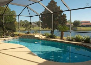 Terrace/patio - Dream Waterview Mansion - Sleeps 24 (Sarasota)