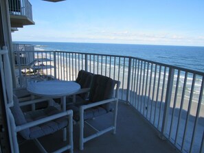 Balcony - 803 Shores Club - 2 Bedroom 2  Bath Oceanfront (Daytona Beach Shores)
