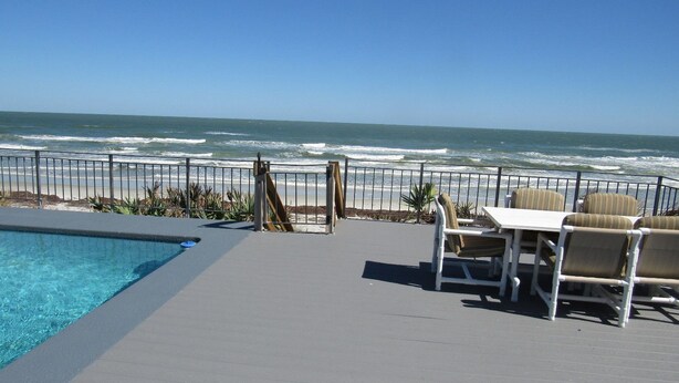 Room | Terrace/patio - Serenity by the Sea - 4 Bedroom 4 Bath - Oceanfront Pool Home (Ponce Inlet)