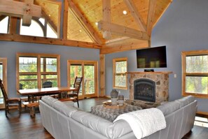 Room | Living area | TV - Five Bears Den - Views from EVERY room (Gatlinburg)