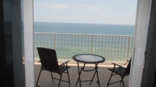 Balcony - Northeast Corner - 3 BR 3 BA - Sanibel 1002 (Daytona Beach Shores)