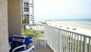 Room | Balcony - Great ocean Views - 3 BR 3 BA - Sanibel 302 (Daytona Beach Shores)
