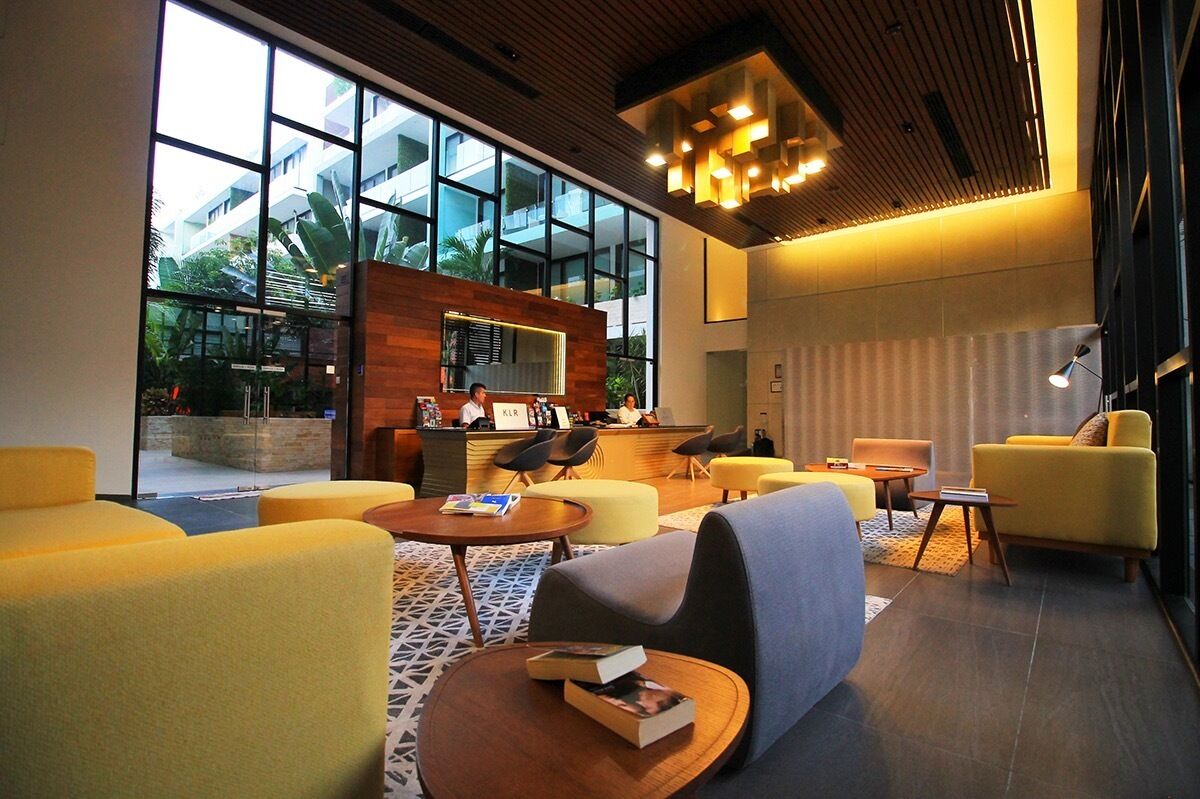 Lobby sitting area